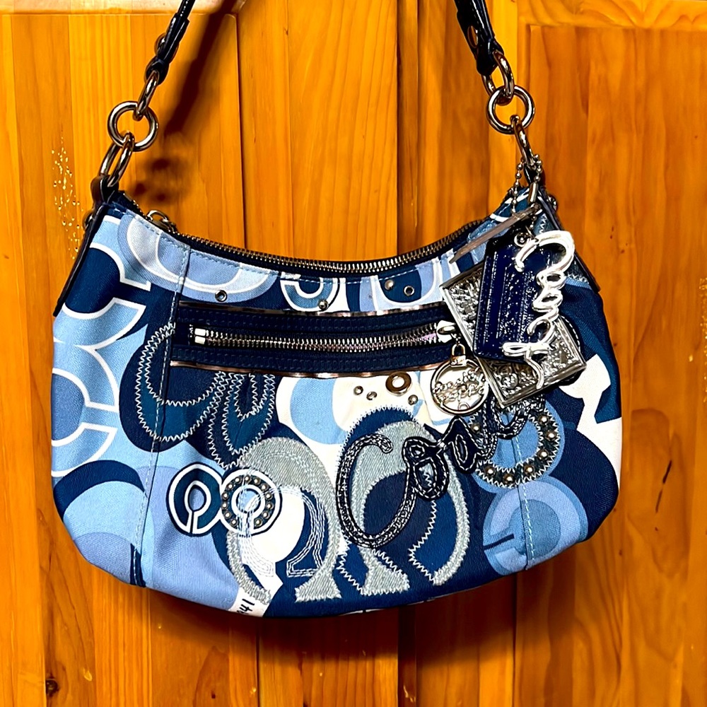 Coach Poppy Navy Purse